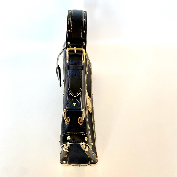 LOUIS VUITTON BLACK SUHALI LEATHER LE TALENTUEX BAG - Picture 7 of 14